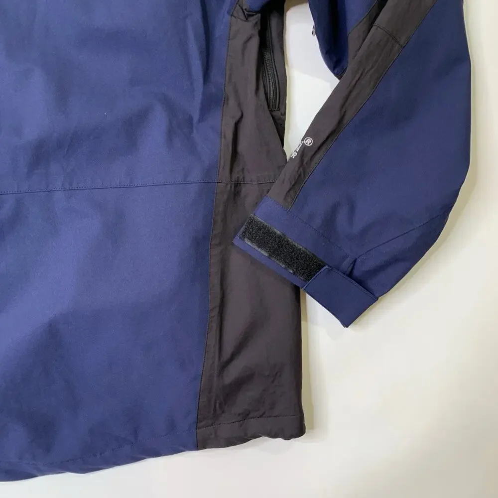 The North Face Jacket Men Medium Navy Black Summit Series GoreTex XCR Waterproof